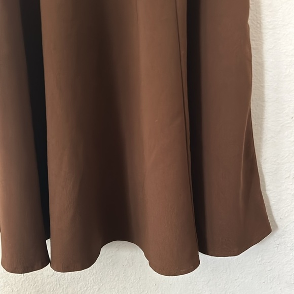 Hell Bunny Vixen Dress in Brown White Black Sz S White is Drab Trashy Diva - Picture 9 of 13